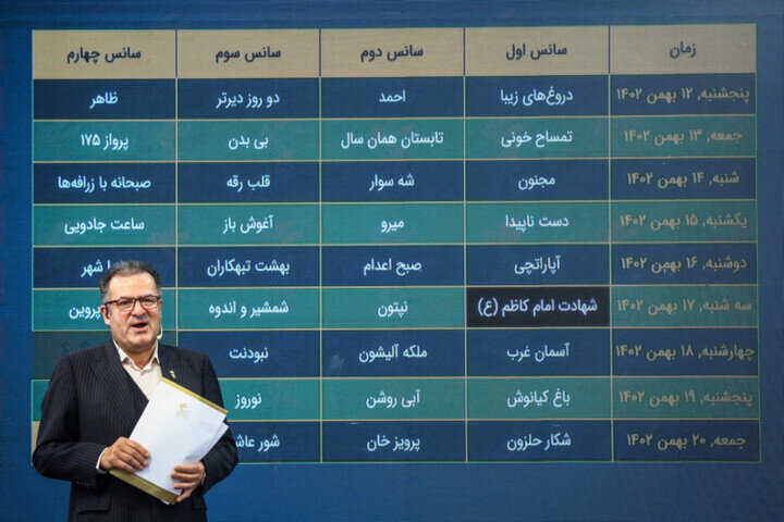 تصاویر | در مراسم قرعه کشی نمایش فیلم های جشنواره فیلم فجر چه گذشت؟ | شریفی نیا و افخمی آمدند؛ بهرام رادان و پژمان جمشیدی نیامدند...