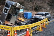 اولین تصاویر از حمله خودرویی به سفارت روسیه در کره جنوبی | ببینید