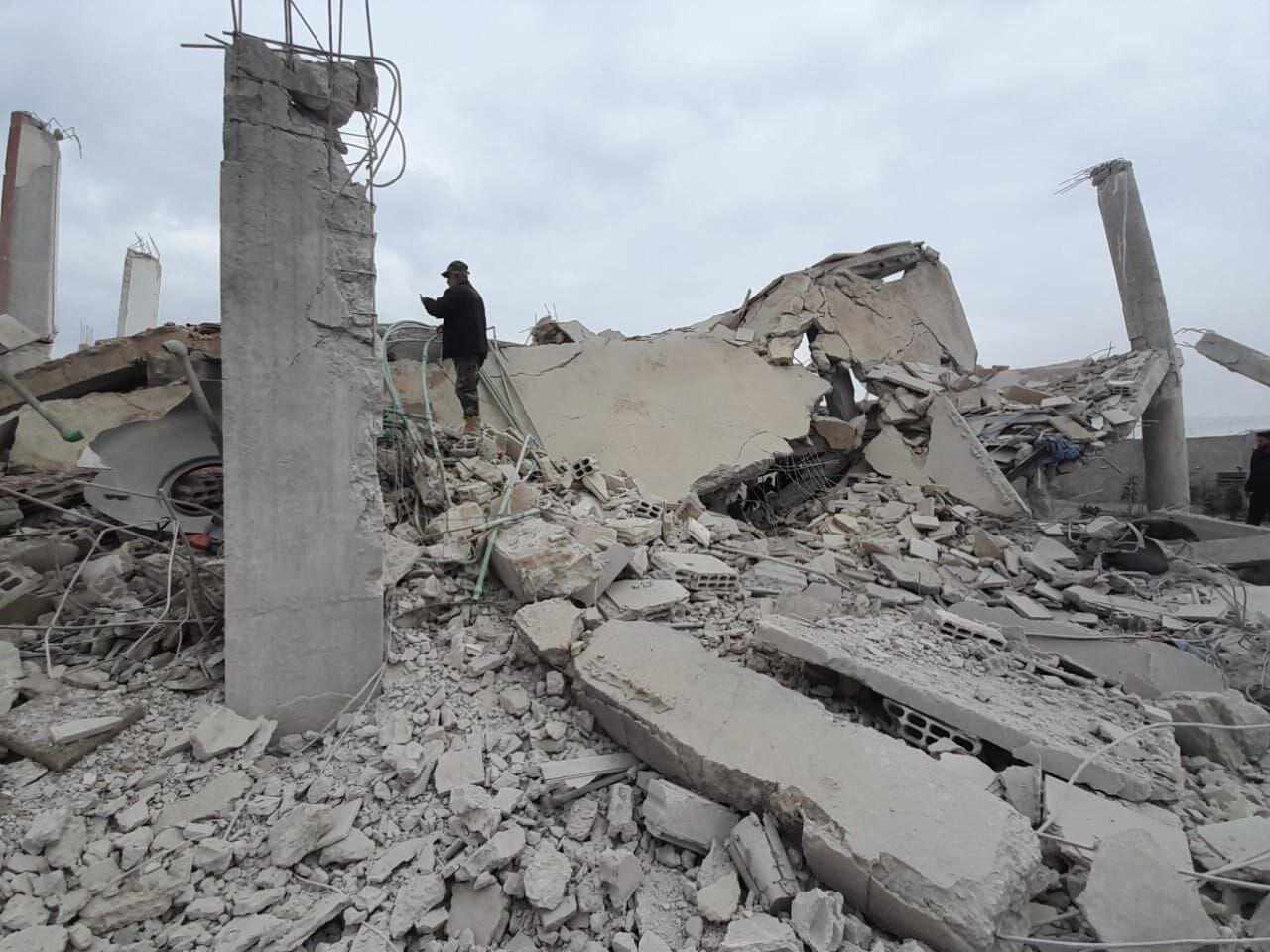 نخستین تصاویر از حمله رژیم صهیونیستی به مرکز مستشاری ایران در زینبیه سوریه