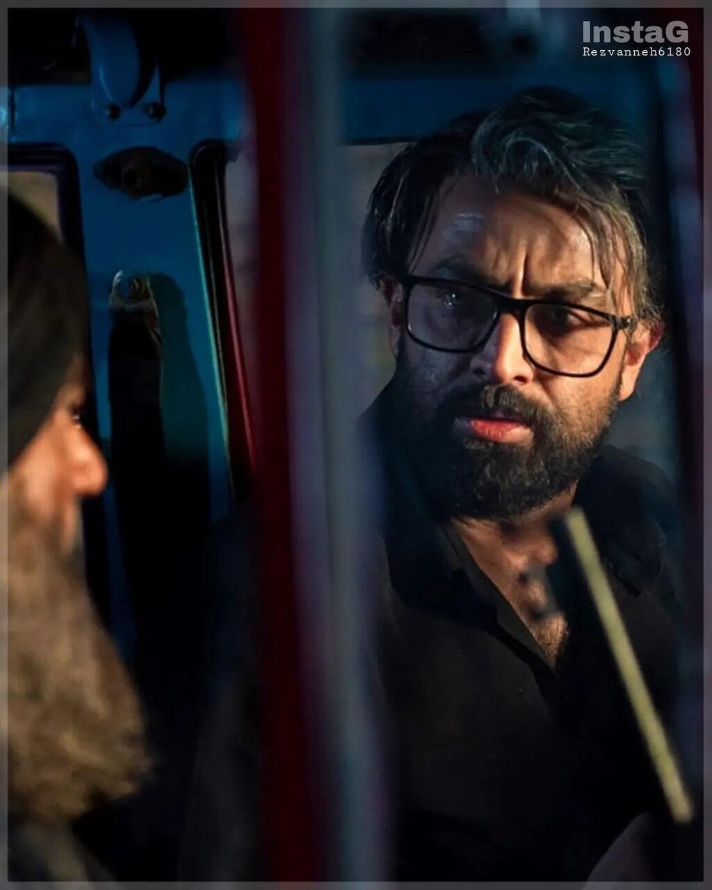 تصاویر متفاوت مصطفی زمانی در کنار ستاره زن سینمای عراق