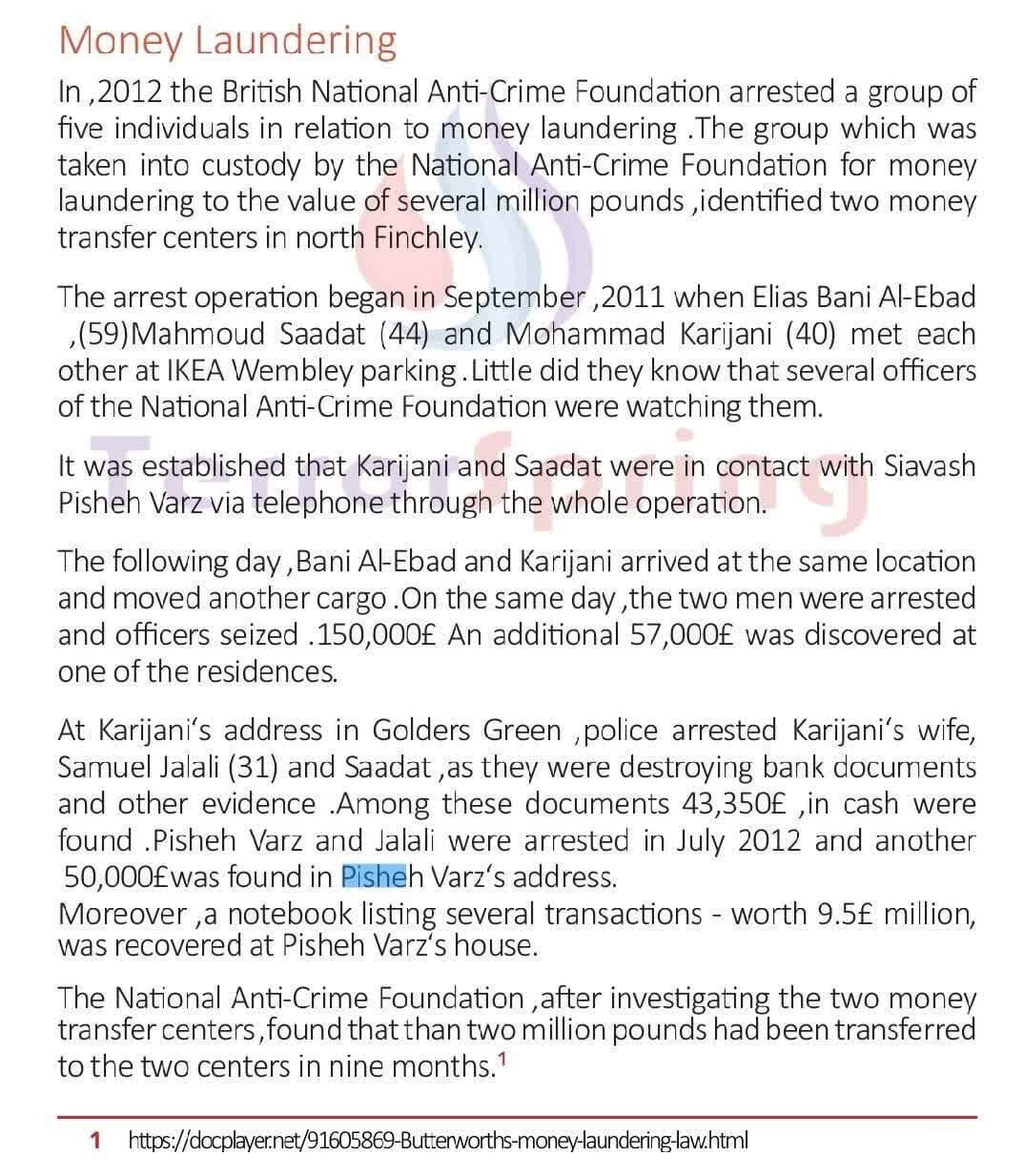 سیاوش پیشهورز کیست؟ + تصاویر | جزئیات جدید از پولشویی برای فعالیت علیه ایران | دستِ باز تروریستها در لندن