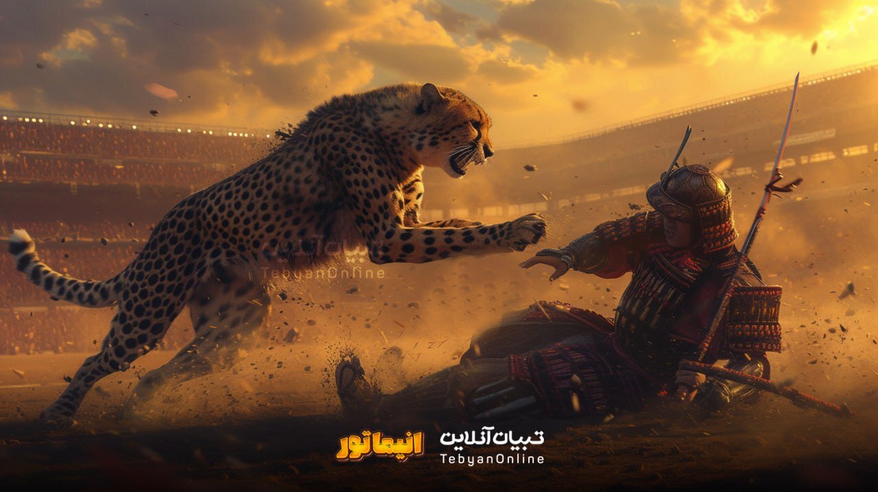 تصویر سازی هوش مصنوعی از پیروزی ایران بر ژاپن + عکس | ساموراییها شکار شدند!