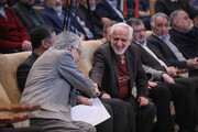 محمد باقر قالیباف و حداد عادل در گردهمایی داوطلبان نمایندگی تهران | تصاویر
