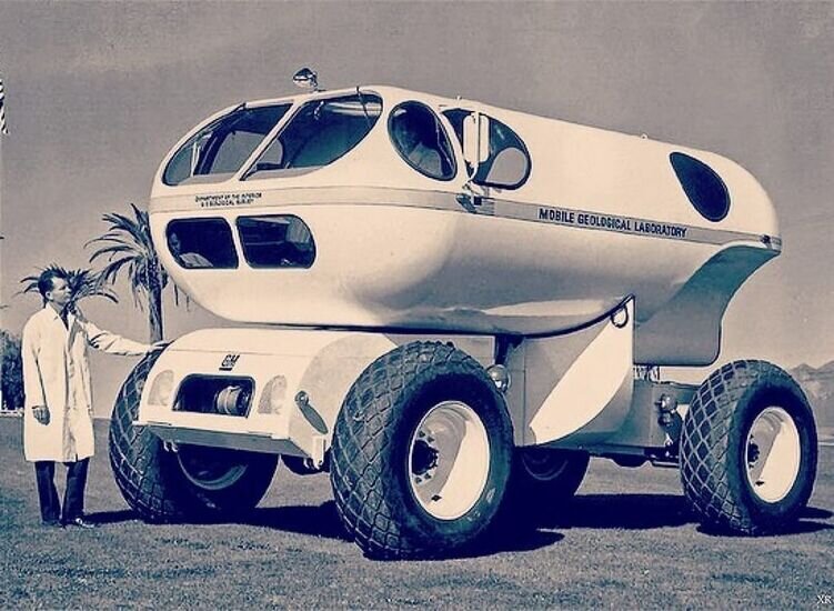 طراحی جالب ماه نورد غول پیکر ناسا در صحرای نیومکزیکو! + تصاویر | چه کسانی سوار این ماهنورد عجیب شدند؟