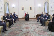 تصاویر لحظه دیدار وزیر خارجه سودان با رئیسی | ببینید