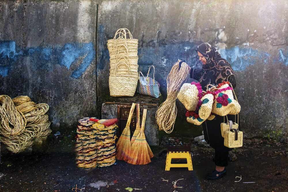 این بازار زنانه است | از روستای ملی حصیربافی چه می دانید؟