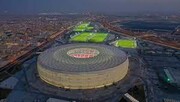 وضعیت ورزشگاه الثمامه پیش از  دیدار تیم‌های ایران و قطر | هواداران ایران را ببینید
