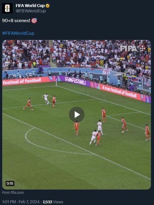 نحوه استقبال ویژه فیفا از بازی امروز ایران و قطر | ببینید