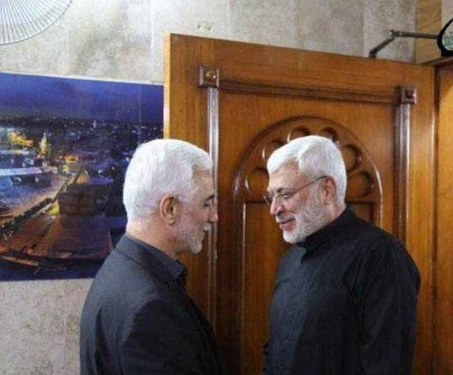 سردار شهید حاج ابوباقرالسعدی و سردار شهید حاج ابومهدی المهندس + عکس | شهادت ۲ نفر از فرماندهان کتائب حزبالله در حمله پهپادی