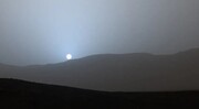 زیبایی خیره کننده غروب خورشید در مریخ | ببینید