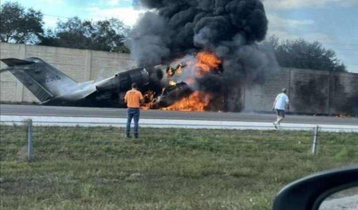 سقوط هواپیما در آمریکا