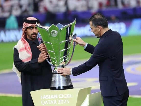کاپ قهرمانی فوتبال آسیا رونمایی شد + تصاویر