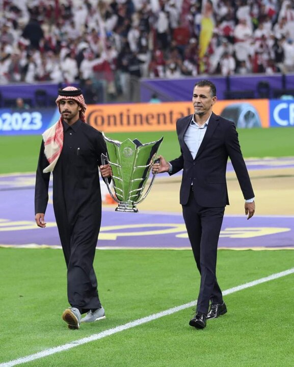 کاپ قهرمانی فوتبال آسیا رونمایی شد + تصاویر