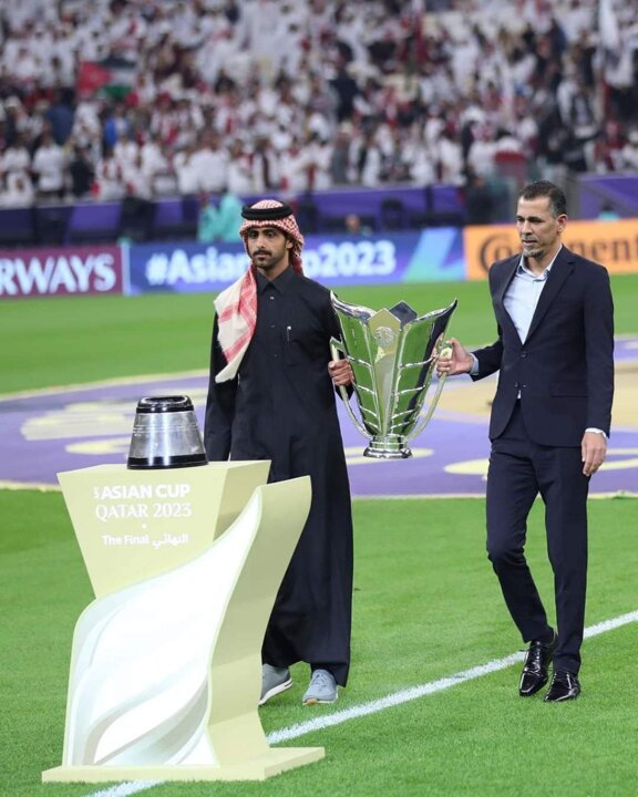 کاپ قهرمانی فوتبال آسیا رونمایی شد + تصاویر