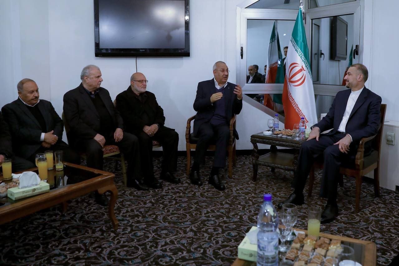 در دیدار امیر عبداللهبان با ۱۵ نفر از مسئولان گروههای فلسطینی چه گذشت؟+ تصاویر | راه حل ایران برای غزه پساجنگ