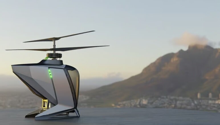 تصاویر | این هلی‌کوپتر برقی عمود پرواز و شگفت‌انگیز، تاکسی می‌شود