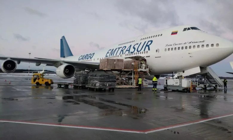 هواپیمای توقیف شده‌ ونزوئلا در آمریکا