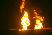 انفجار خط لوله گاز در بروجن | تصاویر