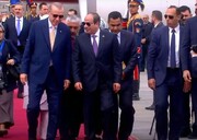 تصاویر استقبال السیسی از اردوغان و سفر به مصر بعد از ۱۲ سال  | فیلم