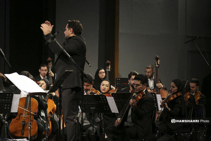 تصاویر ارکستر سمفونیک صدا و سیما در جشنواره موسیقی فجر