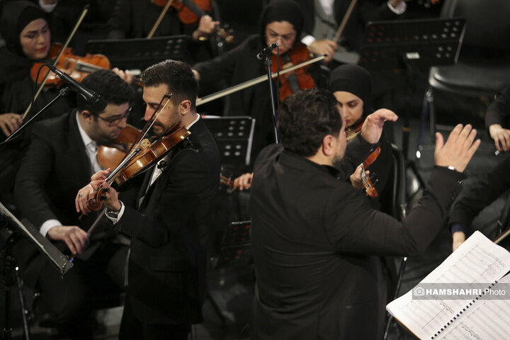 تصاویر ارکستر سمفونیک صدا و سیما در جشنواره موسیقی فجر