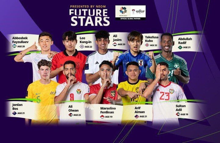 ۱۰ ستاره آینده فوتبال آسیا معرفی شدند | سهم عجیب فوتبال ایران+ عکس