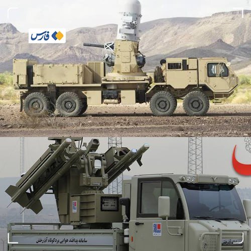 اولین تصاویر از سامانههای پیشرفته پدافند هوایی «آرمان» و «آذرخش»