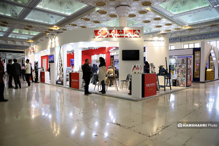 تصاویر ویژه غرفه همشهری در نمایشگاه مطبوعات