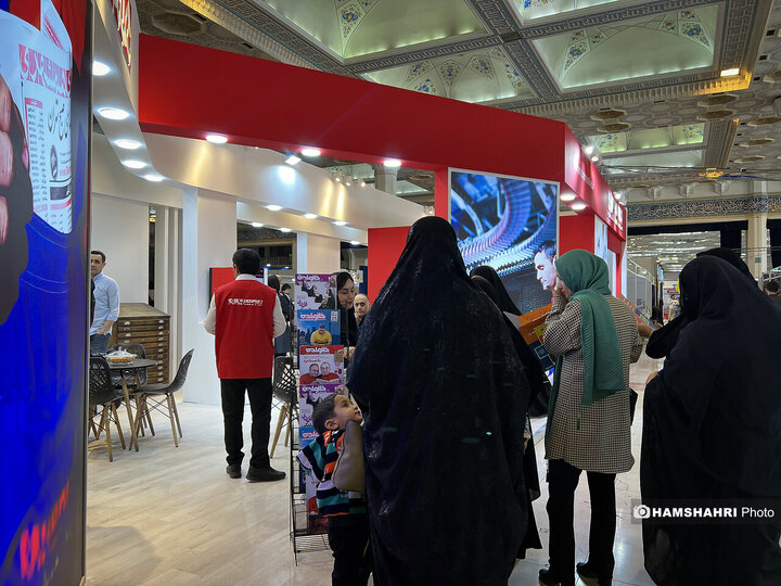 تصاویر ویژه غرفه همشهری در نمایشگاه مطبوعات