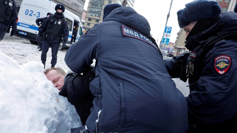 دستگیری مخالفان پوتین