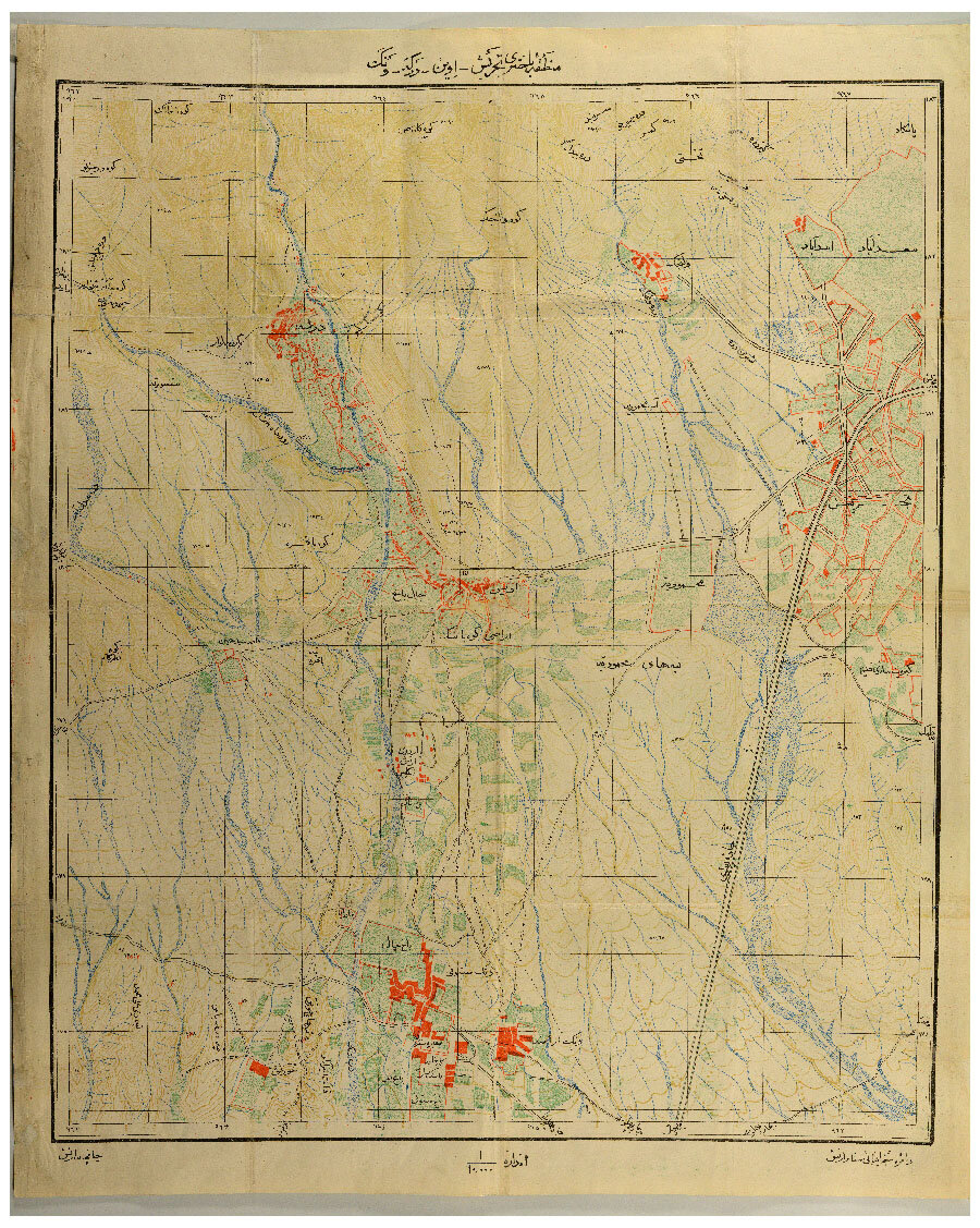 حدود و ثغور قریه اوین | از ضلع جنوبی تلهکابین توچال تا شهرک آتیساز