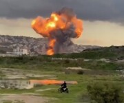 تصاویر لحظات بمباران شدید جنوب لبنان توسط اسرائیل + فیلم