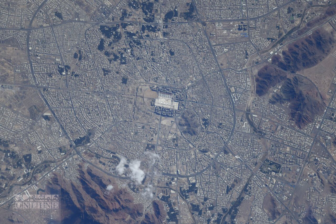 عکس هوایی از مدینه
