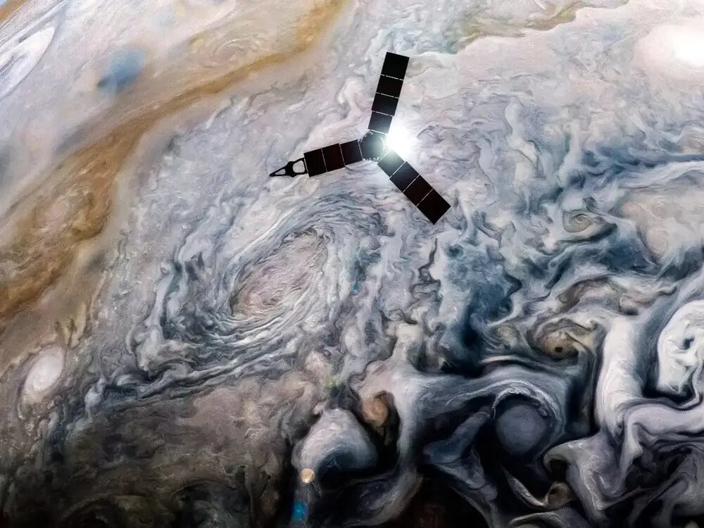 تصاویر خیره‌کننده‌ای که جونو ناسا از سیاره مشتری گرفته است!