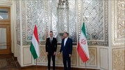 دیدار امیرعبداللهیان با وزیر امور خارجه مجارستان + ویدئوی استقبال از پیتر سیارتو