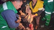 بمباران جدید رژیم صهیونیستی در غزه + تصاویر