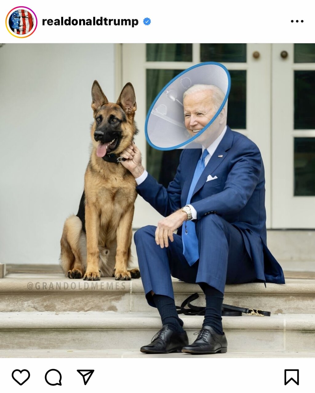 اقدام عجیب ترامپ علیه بایدن + عکس