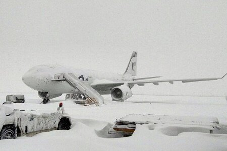 فرودگاه -برف