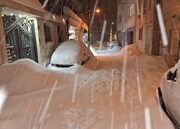 حجم باورنکردنی برف و کولاک در ولنجک تهران + تصاویر