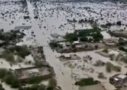 این شهر در سیل غرق شد + فیلم | تصاویر هوایی حجم آب را در این شهر بحران‌زده ببینید