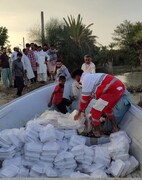 صیادی که ناجی سیل زدگان بلوچستان شد | قایق های صیادی پای کار امدادرسانی 