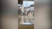 تصاویر ترسناک از ارتفاع سیلاب در ایتالیا  | ببینید