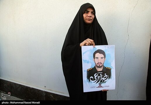 مراسم استقبال از پیکرشهید رضا زارعی