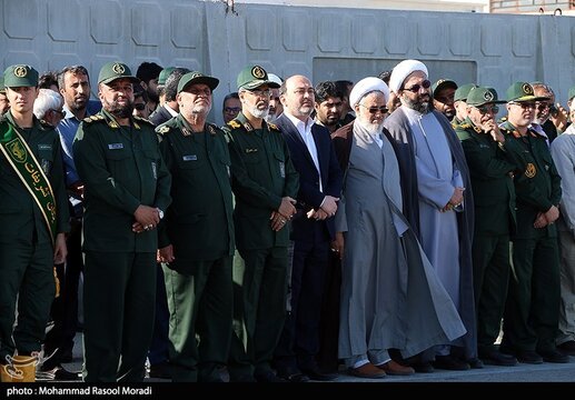 مراسم استقبال از پیکرشهید رضا زارعی