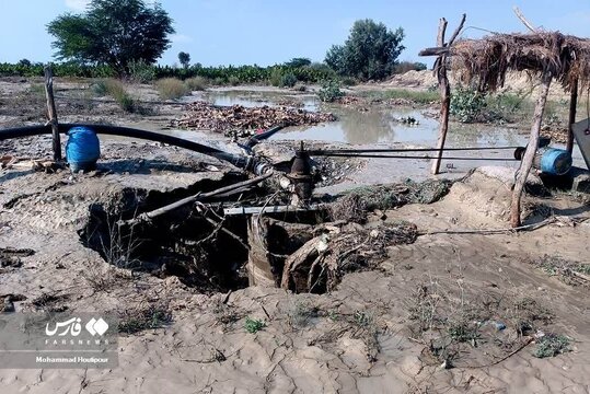 خسارت‌های سیل به بخش کشاورزی سیستان و بلوچستان