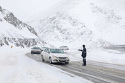 بارش برف و باران در جاده‌های ۸ استان | این جاده مهم مسدود شده است