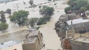 آخرین وضعیت سیستان و بلوچستان و منطقه دشتیاری | تصاویر هوایی از سیل ببینید