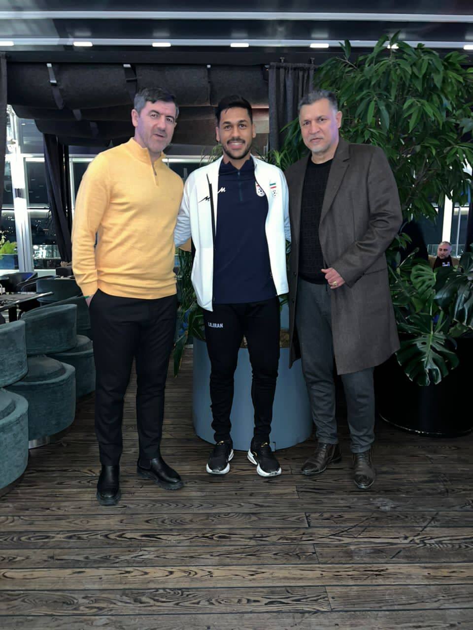 دیدار ویژه کریم باقری و علی دایی با بازیکن محبوب فوتبال ساحلی + عکس