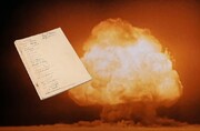 تصاویر | حراج یک سند مهم مربوط به بمب اتم