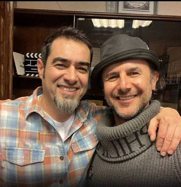 تیپ متفاوت شهاب حسینی در کنار امین حیایی | عکس